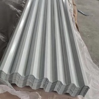 Feuilles de toit en zinc galvanisé ondulé de 0.5mm, feuille de toit galvanisée/aluminium de zinc