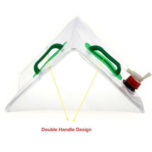 Sac à eau en PVC pour extérieur, boîte <span class=keywords><strong>de</strong></span> rangement pliable, transparente et pliable, conteneur d'eau, pour voiture, 20l - Product Image 3