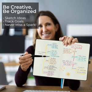 Plan de travail et agenda 2026, reliure spirale, imprimé, A5, pour enregistrements annuels et notes hebdomadaires, écologique - Product Image 2