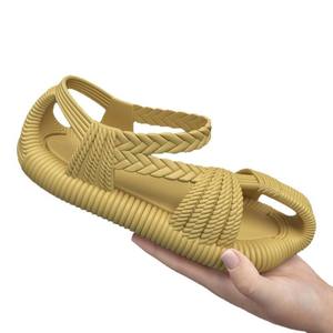 <span class=keywords><strong>Sandalias</strong></span> <span class=keywords><strong>para</strong></span> exteriores <span class=keywords><strong>para</strong></span> hombres y mujeres, tacón de verano, Color sólido, antideslizante, impermeable, ligero, EVA, plantilla, posición superior, diseño plano - Product Image 1