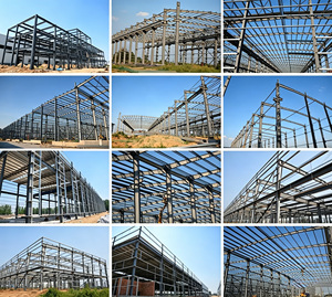 Structure de bâtiment en acier préfabriqué pour entrepôt, hangar industriel, abri d'atelier personnalisé - Product Image 6