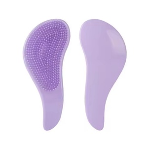 Fashion Hot Sales Marble Texture <b>Massage</b> Comb Scalp Soothing Small Comb Travel Soft Teeth Portable Straight Hair Comb - Product Image 5