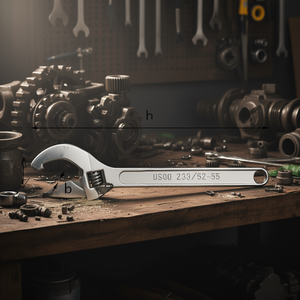 Open End <b>Wrench</b> 212/32-55 Size L Length b Width - Product Image 3