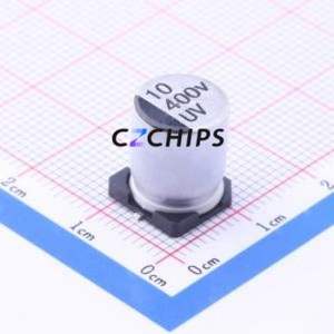 Condensador Electrolítico de Aluminio SMD UV2G100M1012, D10xL12.5mm 10uF 20% 400V 10mm - Product Image 1