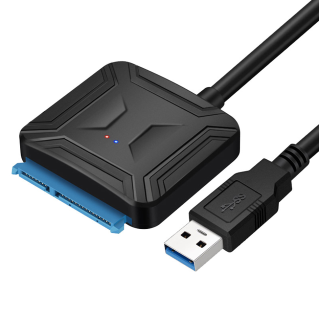 High Quality USB 3.0 SATA Cables Converter with DC3.5 Power Supply for 2.5/3.5 Inch HDD/SSD Drive Wire