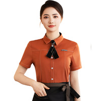 Hauts de Chef de haute qualité pour femmes hommes vêtements de travail tissés respirants confortables pour cuisine hôtel café restauration serveur chemise