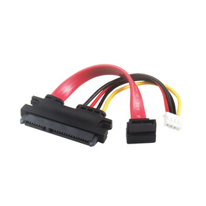 SATA 7 + 15 Pin 90 gradi a SATA 7 Pin cavo e 4 Pin 2.0mm cavo di alimentazione dati SATA 22Pin cavo di alimentazione - Product Image 2