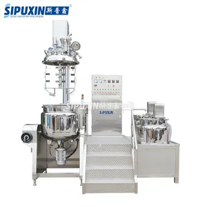 SPX Double Vacuum Homogenizing Mixer Skin Bleaching Cream Making Machinery