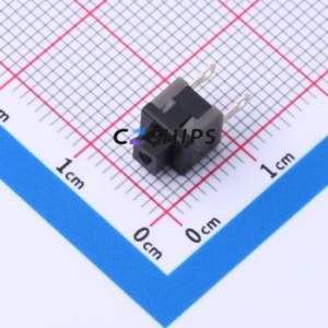 PS-5824WVB-2PL Push Button Switch Switch Self-Locking Rectangle Plunger 500mA 24V - Product Image 1