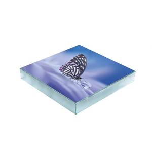 80x80x19 SQUARED <b>GLASS</b> for SUBLIMATION for <b>Transfer</b> Printing - Product Image 1