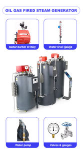 超大品牌制造商300Kg/H-2000Kg/H全自动节能天然气工业蒸汽锅炉电机轴承 - Product Image 5