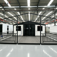 Maison conteneur extensible moderne de luxe, préfabriquée et modulaire, conforme aux normes australiennes AS1170 et AS3000, pour bureau, bâtiment ou villa, certifiée SAA