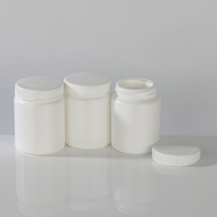 Flacon de pilules en HDPE de 50 ml avec bouchon à vis en forme de flèche, certifié GMP, flacon à médicaments, fabricant de logo personnalisé