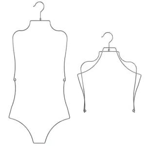 LINDON Body Shape Foldable Metal Lingerie Hanger for Bra Swimsuit Bikini