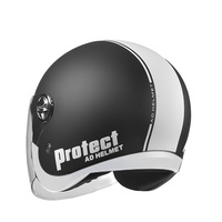 Casque Demi-Face Moto Rétro Unisexe Très Vendu avec Longue Visière Transparente Haute Définition, Couleur Personnalisable, Matériau ABS