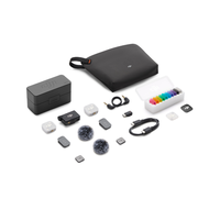 DJ Mic Mini 2 Wireless Mic Kompatibel iPhone Android Kamera Baterai 48 Jam untuk Vlog Wawancara Siaran Langsung