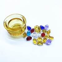 Lavabo del Tesoro dorado de cristal hecho a mano con Yuan Bao, buena suerte, riqueza, prosperidad, coleccionables, decoración Feng Shui