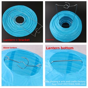 Vente en gros de lanternes en <span class=keywords><strong>papier</strong></span> suspendues colorées personnalisées pour décorations de Noël-Décorations pour la maison de mariage en classe - Product Image 2