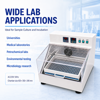 Incubadora con Agitación de Laboratorio Cenlee HZ-8811K, Control de Temperatura PID, Órbita de 28 mm, para Cultivo de Células Bacterianas, Investigación Médica