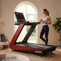 Tapis roulant commercial à écran tactile intelligent, tapis roulant électrique motorisé, équipement de fitness haut de gamme, machine à marcher et à courir