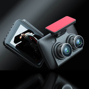 Lancol HD voiture boîte noire 3 lentilles 4 pouces écran IPS 1080P infrarouge Vision nocturne enregistreur de conduite <span class=keywords><strong>image</strong></span> de recul garantie 1 an - Product Image 4