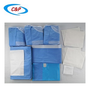 Disposable <strong>Surgical</strong> Cesarean Section <strong>Drape</strong> Pack with X-ray Gauze Swabs - Product Image 2