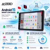 Autoradio Android 15 véritable avec écran 7/9/10,1 pouces, mise à jour OTA en ligne, CarPlay sans fil, Android Auto, DSP, GPS, WiFi