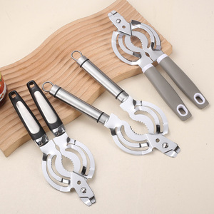 Stainless Steel Heavy Duty Can <b>Opener</b> Multi Function Bottle <b>Opener</b> Kitchen Tool With Handle Easy To Open - Product Image 2