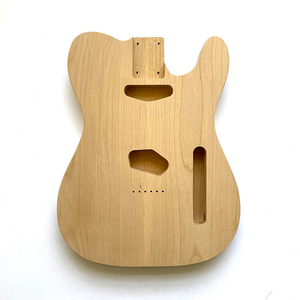 Cuerpo de guitarra personalizado DIY en blanco, de aliso macizo sin acabar, estilo TL para luthier - Product Image 1