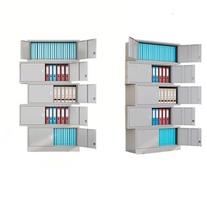 Armoires de bureau en métal au design moderne Système de <span class=keywords><strong>rangement</strong></span> modulaire en acier <span class=keywords><strong>Casiers</strong></span> de classement pour la salle de sport à domicile, l'école et l'hôpital - Product Image 2