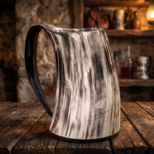 Tazas de Cuerno de Buey Ecológicas Más Vendidas en 2026, Vasos Personalizados para Bebidas de Cumpleaños, Estilo Americano con Tapa de Bambú B.S. Internacional - Product Image 1