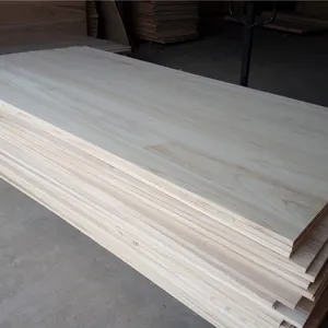 फैक्टरी Direact बिक्री लकड़ी लकड़ी ठोस लकड़ी बोर्ड सस्ते Paulownia फर्नीचर बोर्ड