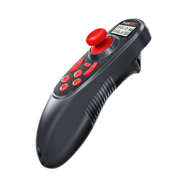 HOTRC DS-600 6CH 2.4GHz Transmitter Remote Controller Radio System with PWM Receiver Battery Powered for RC Boat