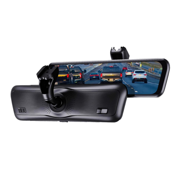 Car Streaming Rearview Mirror Dash Cam 9.6inch IPS Screen Rear WiFi GPS Video Recorder Night Vision Reverse Tesla Model 3/Y
