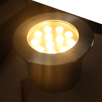 Lampu Kolam Renang Bawah Air LED 36W Stainless Steel 316, Perlengkapan Pencahayaan Tahan Air IP68 untuk Luar Ruangan