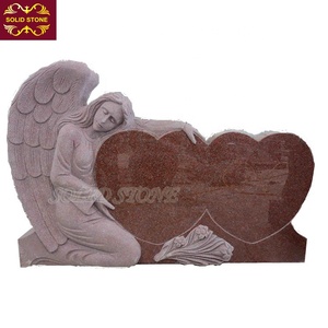 High Quality Fine <strong>Design</strong> <strong>Double</strong> Heart Shaped Granite Headstone Granite <strong>Tombstone</strong> - Product Image 4