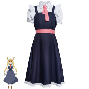 Disfraz de Cosplay de la Doncella Dragón de la Sra. Kobayashi, Vestido de Tohru, Traje de Anime para Juego de Roles, para Mujer, Primavera 2024, Material de Poliéster - Product Image 3