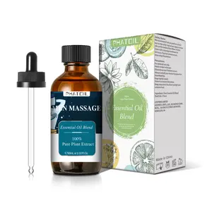 Custom 100% Pure Natuurlijke Biologische Huidverzorging Bulk Etherische Olie Rose Bloem Multi Massage Olie Voor Haar Gezicht Lichaam Voor Massage
