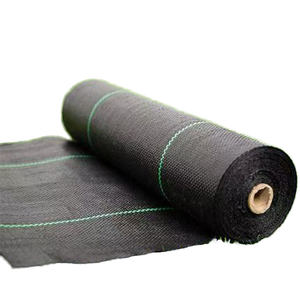 Toile de paillage paysagère en polypropylène tissé pour coupe de tapis anti-mauvaises herbes, <span class=keywords><strong>film</strong></span> de paillage agricole pour serres, 100% polypropylène - Product Image 1