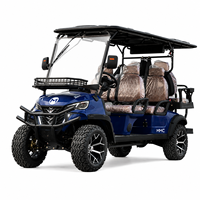 Carrito de Golf Eléctrico de 6 Plazas de Nuevo Diseño, Buggy Todoterreno para Campos de Golf, Resorts y Comunidades