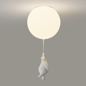 Grand View Air Balloon plafoniera cartone animato orso bambino preferito illuminazione <span class=keywords><strong>lampadario</strong></span> in vetro per corridoio negli alberghi - Product Image 2