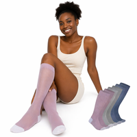 Chaussettes de compression en bambou pour femmes et hommes, en fibre de bambou douce comme de la peau de bébé, pour diabétiques, chaussettes de sport montantes, vente en gros en ligne sur Sockshop
