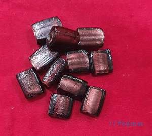 Perles en verre cristal argenté, rondes/ovales, 12x36mm, marque FE, pour la fabrication de bijoux, boîte en vrac - Product Image 6