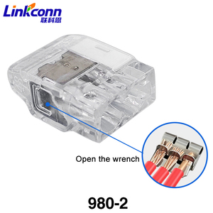 Mini Conector de Cable Eléctrico de Conexión Rápida con Certificación CE, Conector de Terminal de Cable a Presión, Conexiones de Cable 980-2 - Product Image 5