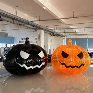 2m Inflatable Yellow Black Pumpkin <b>Balloon</b> Big Decoration Can Be <b>Customized</b> Inflatable Big Pumpkin Halloween Decoration Inflatab - Product Image 6
