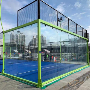 Solution tout-en-un <span class=keywords><strong>pour</strong></span> clôture de terrain de padel, enceinte sportive galvanisée à chaud avec livraison rapide <span class=keywords><strong>pour</strong></span> salle de padel intérieure - Product Image 5