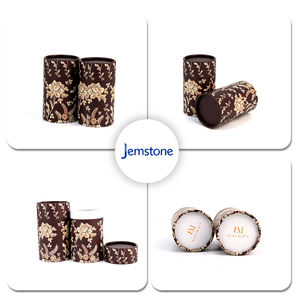 Diseño libre personalizado varios tubos de papel cilindro lata de papel embalaje redondo caja de tubo de papel de regalo - Product Image 6