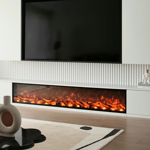 Chimenea Moderna Integrada con Pantalla en Inglés, 30-100 Pulgadas, Agua LED Personalizable para Uso en Hogar y Hotel 2026-0324 Ultra - Product Image 3