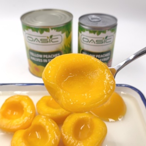 425g de conserves de fruits frais pratiques en conserve pêche jaune - Product Image 1