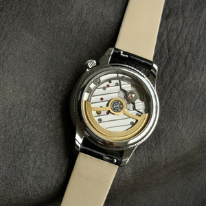 Reloj Serie Goddess con Caja de Acero Inoxidable, Correa de Cuero Genuino, Función de Visualización de Fase Lunar, Deportivo de Lujo y Alta Calidad - Product Image 6
